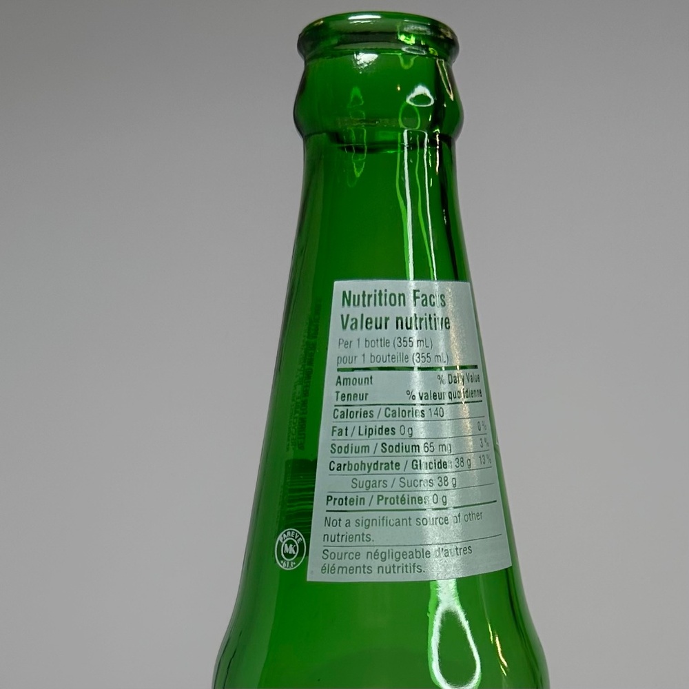 ✨2 for $20 Deal✨ Vintage Sprite Glass Bottle 355 mL Green Dimpled Soda Bottle - Picture 6 of 8